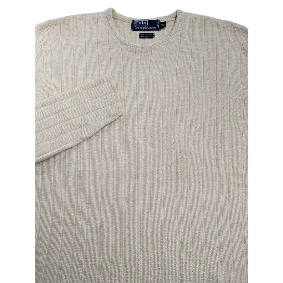 Polo Ralph Lauren Alpaca Silk Crewneck Sweater Sz XXL EUC - Picture 5 of 5